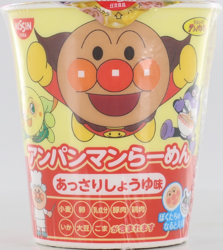  日清食品　アンパンマンらーめん　あっさりしょうゆ味
